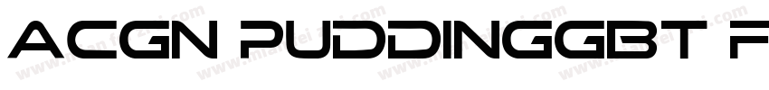 ACGN PuddingGBT Flash字体转换